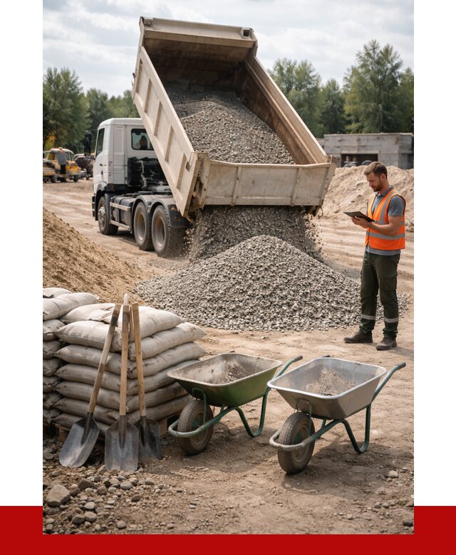 Доставка нерудных материалов в Надыме от 1245 руб. | ПРОНЕРУДНдм