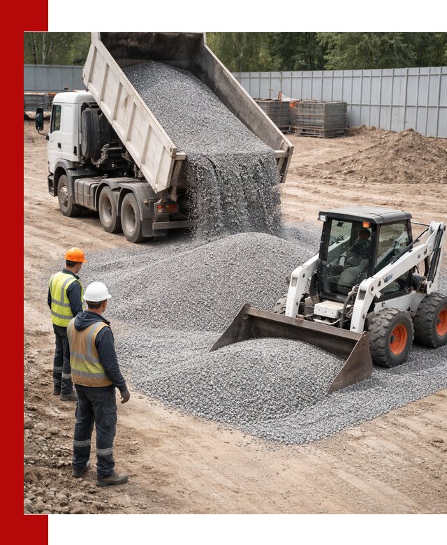 Доставка и продажа гранитного щебня фракции 0-5 в Надыме