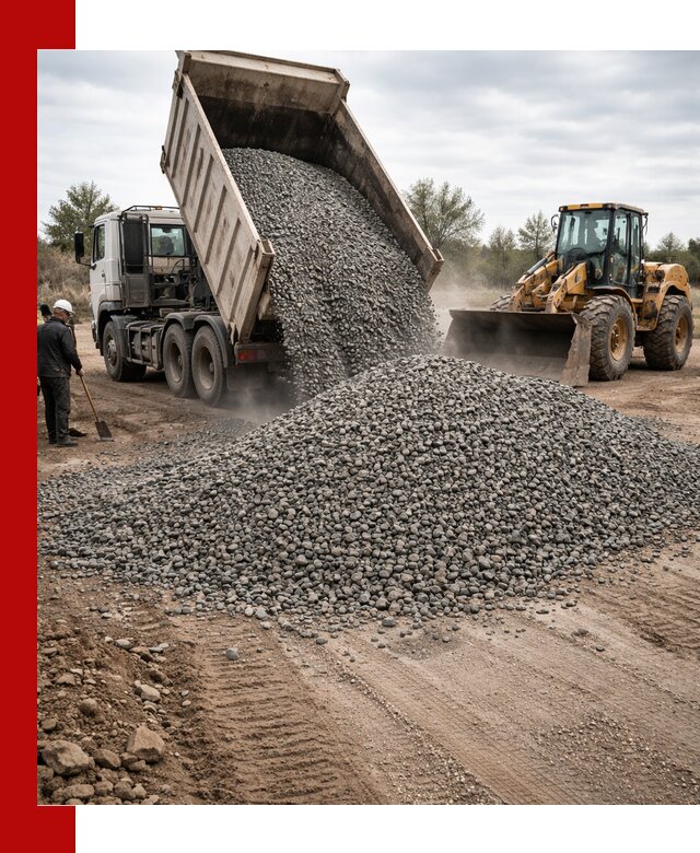 Гранитный щебень фракция 10-20 с доставкой в Надыме