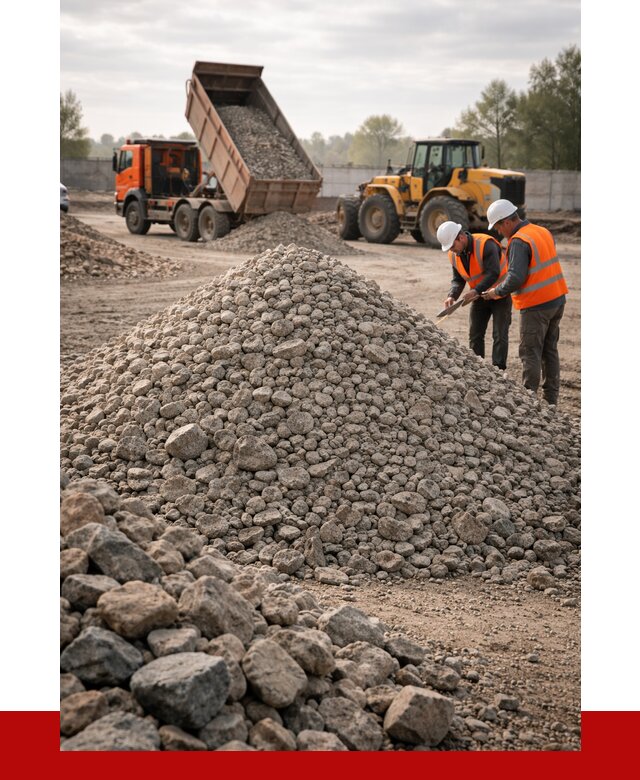 Гранитный щебень фракция 40-70 в Надыме от 2595 руб ПРОНЕРУДНдм