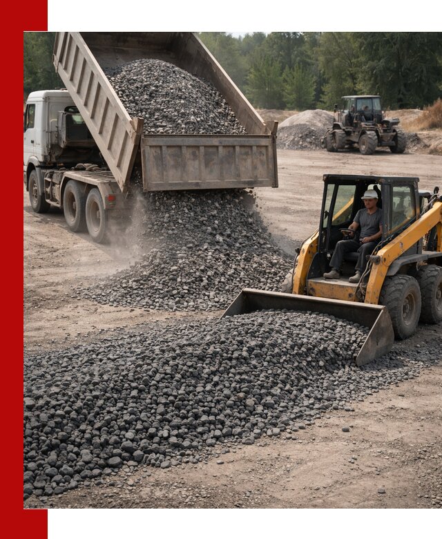 Гранитный щебень фракция 40-70 с доставкой в Надыме