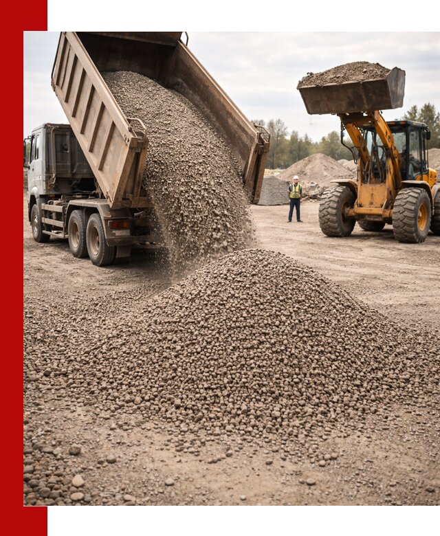 Гравийный щебень фракция 3–10 с доставкой в Надыме