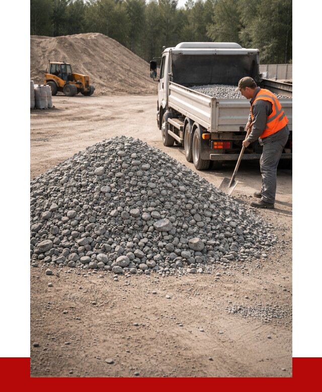 Гравийный щебень фракция 5-10 в Надыме от 2283 р. | ПРОНЕРУДНдм