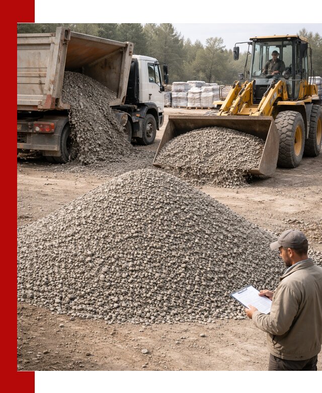 Гравийный щебень фракция 5–10 с доставкой в Надыме