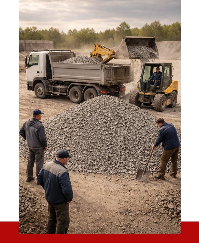 Гравийный щебень фракция 5-20 в Надыме от 2491 р. ПРОНЕРУДНдм
