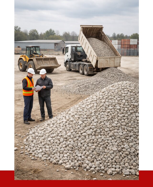 Известняковый щебень в Надыме от 1453 р. доставка | ПРОНЕРУДНдм