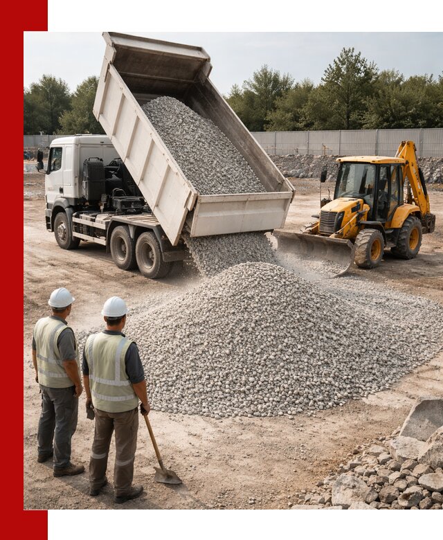 Купить известняковый щебень фракции 5–10 мм с доставкой в Надыме