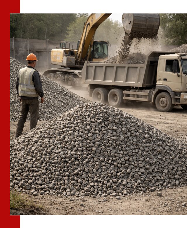 Шлаковый щебень фракция 5-20 с доставкой в Надыме