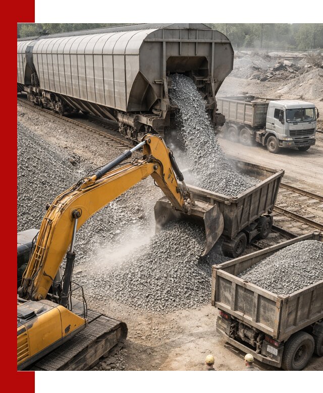 Доставка железнодорожного щебня в Надыме крупными партиями быстрого отгруза