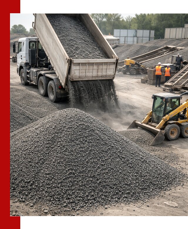 Вторичный щебень фракция 0–5 с доставкой в Надыме