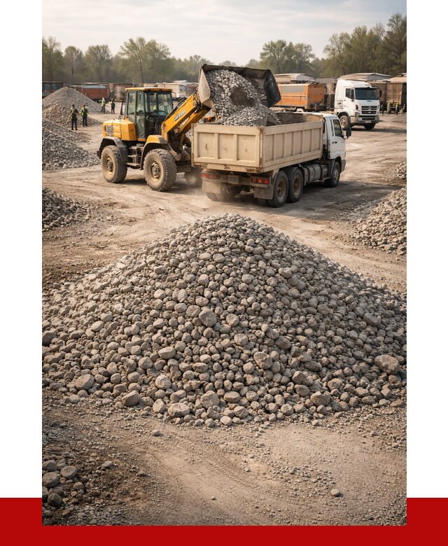Вторичный щебень фракция 40-70 в Надыме от 1806 р, ПРОНЕРУДНдм