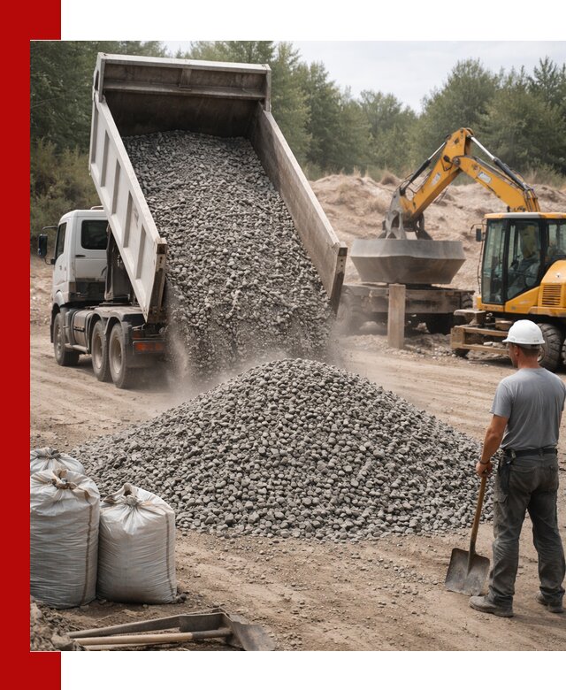 Доставка и продажа бетонного щебня в Надыме