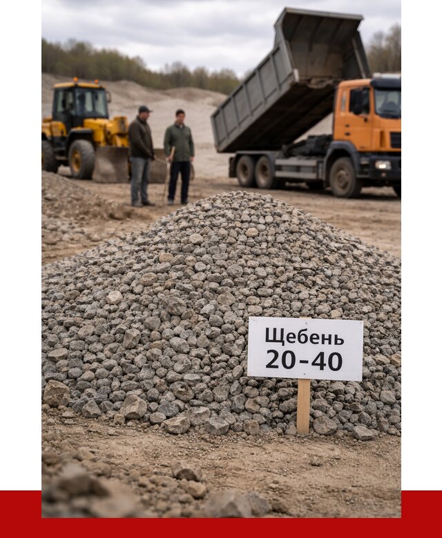 Бетонный щебень фракция 20-40 в Надыме от 2543 р. | ПРОНЕРУДНдм