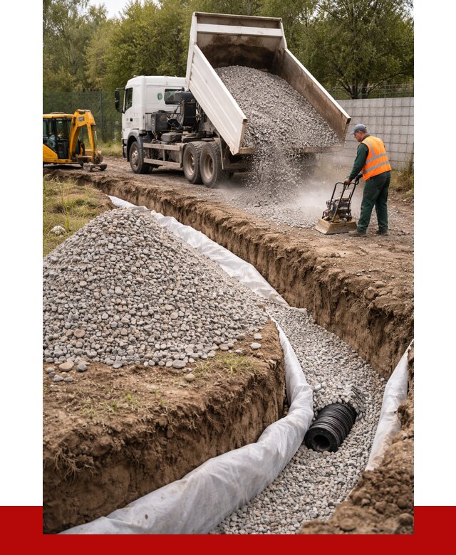Щебень для дренажа в Надыме от 1920 р., ПРОНЕРУДНдм доставка