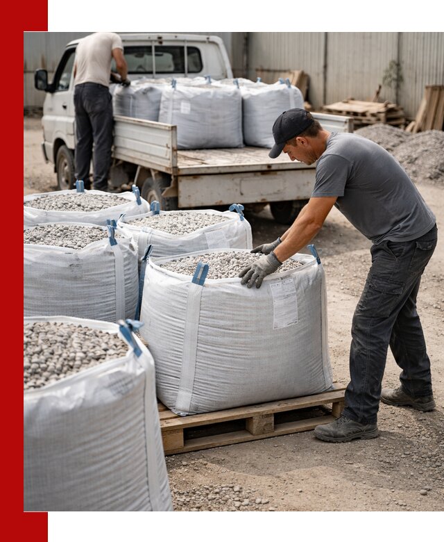 Доставка щебня в мешках по выгодным ценам в Надыме