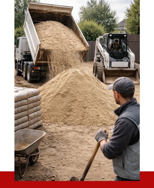 Мытый речной песок с доставкой в Надыме от 1505 р. | ПРОНЕРУДНдм