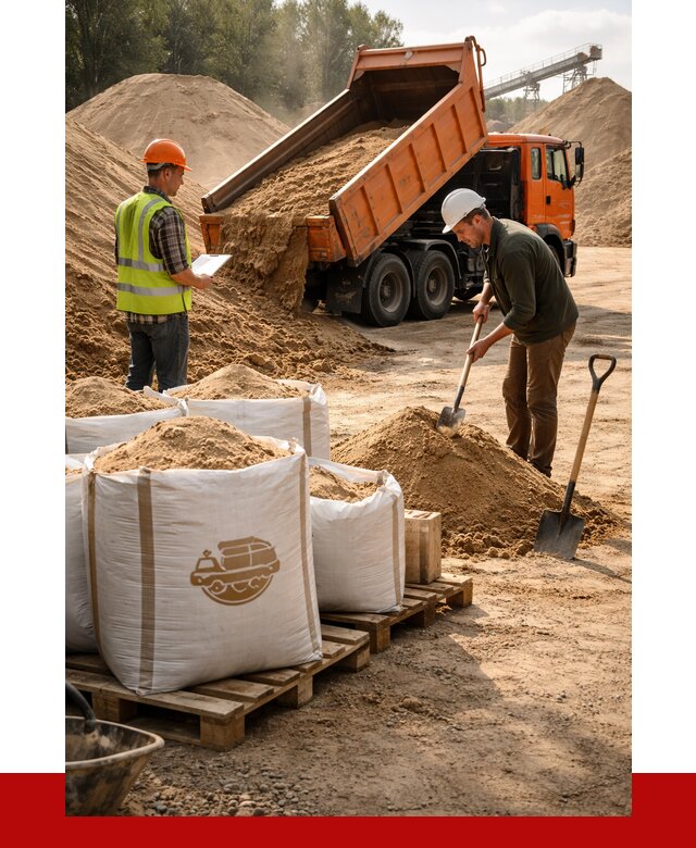 Строительный песок в Надыме от 2283 р. с доставкой, ПРОНЕРУДНдм