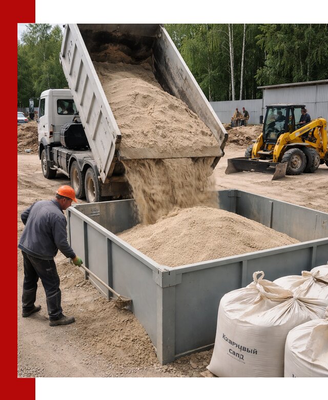 Кварцевый песок для фильтра в Надыме — доставка и качество