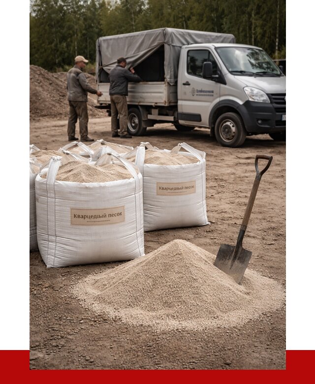 Кварцевый песок для пескоструя в Надыме от 4670 р. | ПРОНЕРУДНдм
