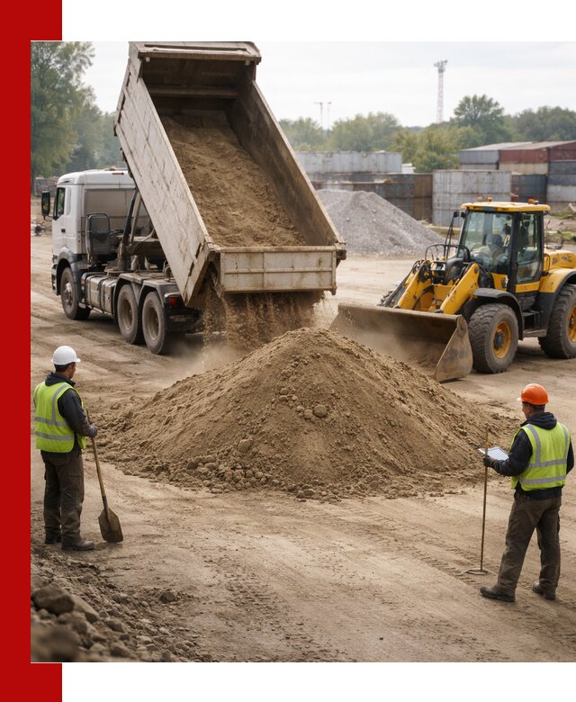 Доставка и продажа пескогрунта оптом и в розницу в Надыме