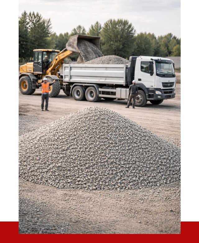 Купить мытый гравий в Надыме от 3632 р, доставка ПРОНЕРУДНдм
