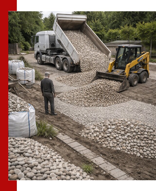 Доставка морской гальки оптом и в розницу в Надыме