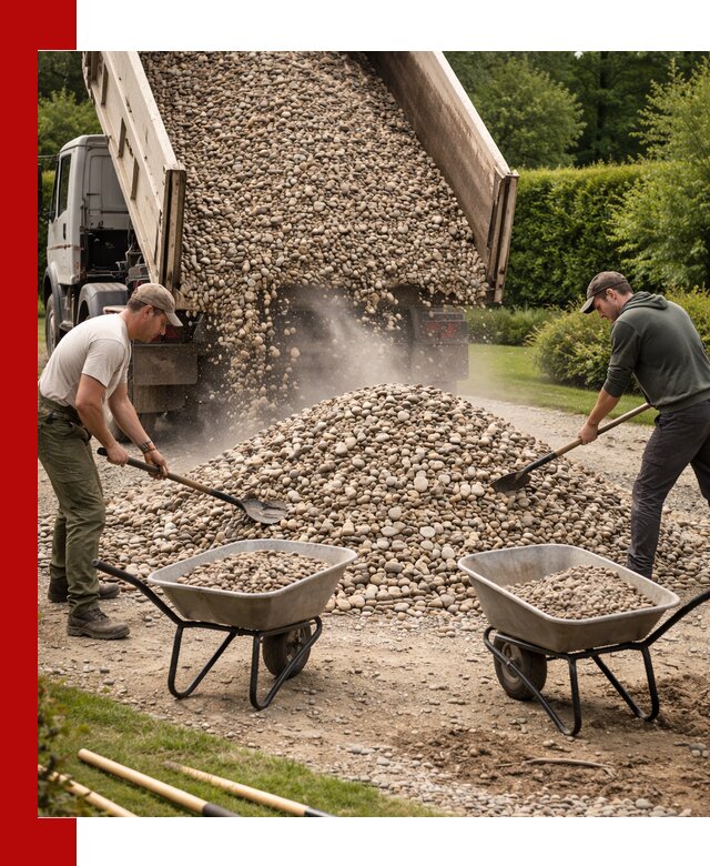 Доставка и продажа декоративной гальки в Надыме