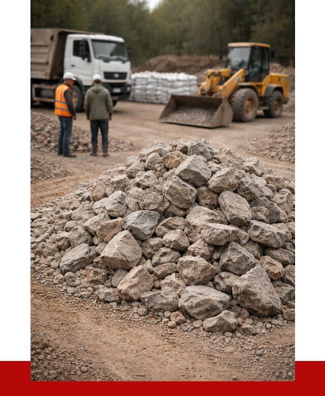 Купить бутовый камень с доставкой в Надыме от 2387 р. | ПРОНЕРУДНдм