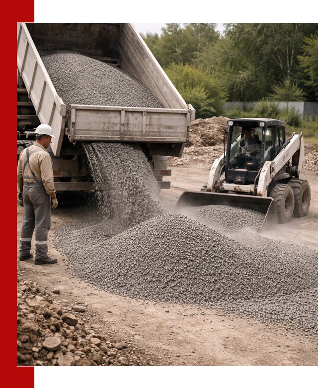 Доставка гравийного отсева 0-5 в Надыме оптом и в розницу