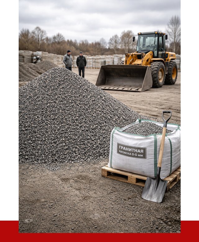 Купить гранитную крошку в Надыме от 4981 р. с доставкой | ПРОНЕРУДНдм