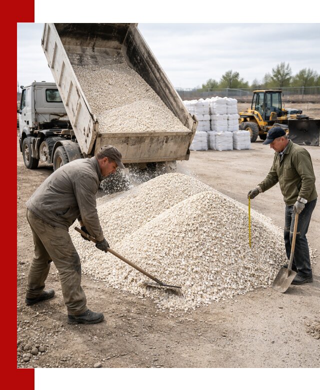 Мраморная крошка с доставкой и разгрузкой в Надыме