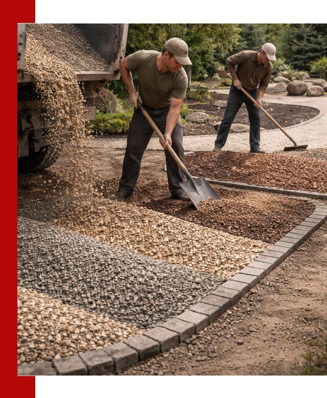 Декоративная крошка для ландшафта в Надыме — продажа и доставка