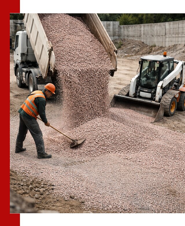 Крошка розовый гранит с доставкой в Надыме от производителя
