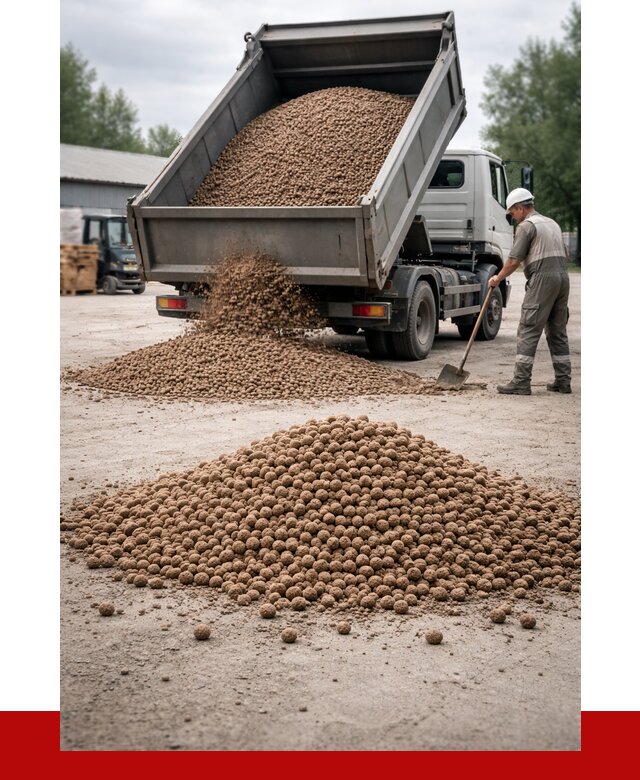 Керамзит с доставкой в Надыме от 4359 р. за м3 | ПРОНЕРУДНдм