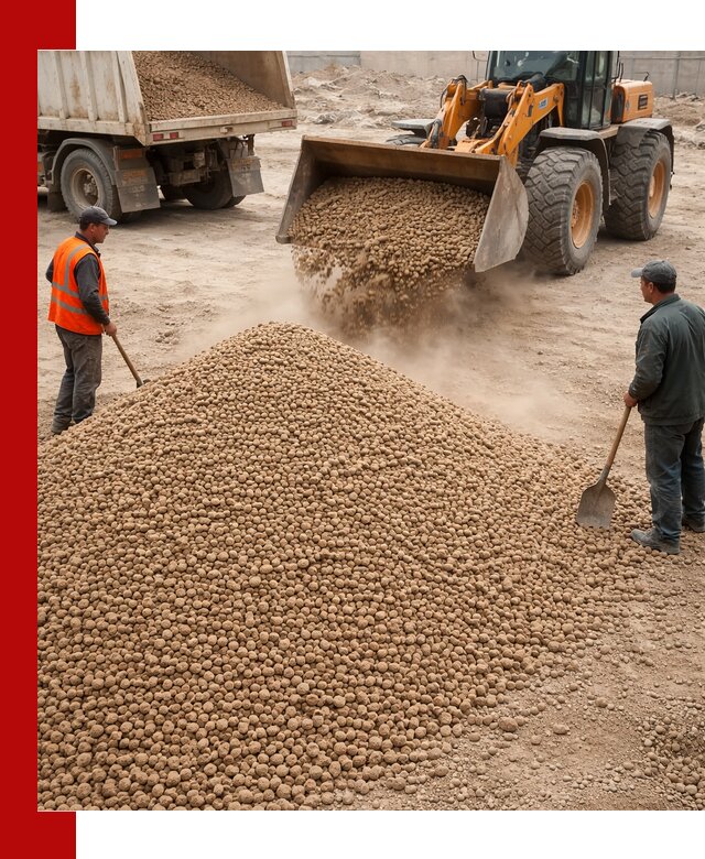 Керамзит фракция 10-20 с доставкой в Надыме