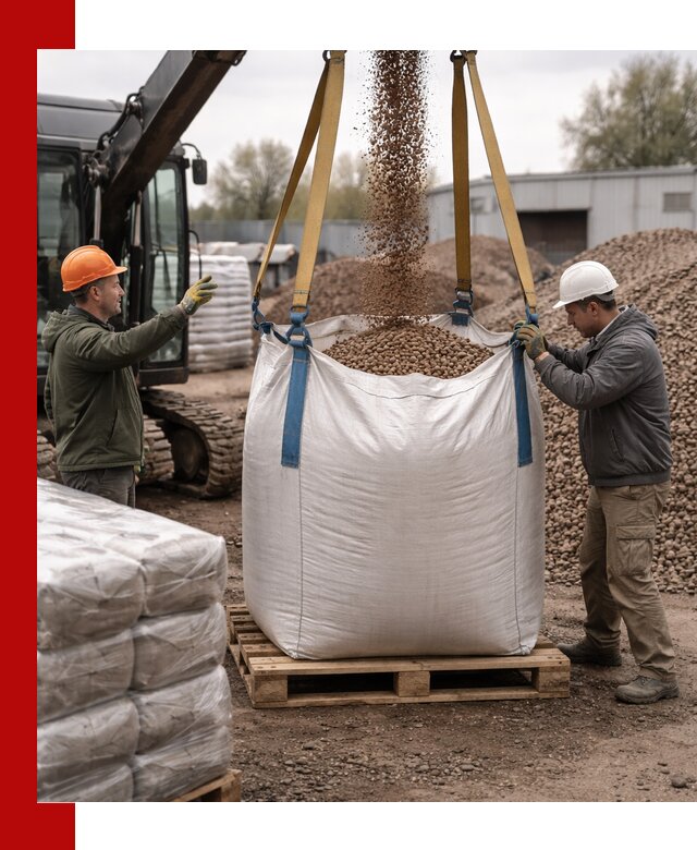 Керамзит в биг-бегах с доставкой в Надыме