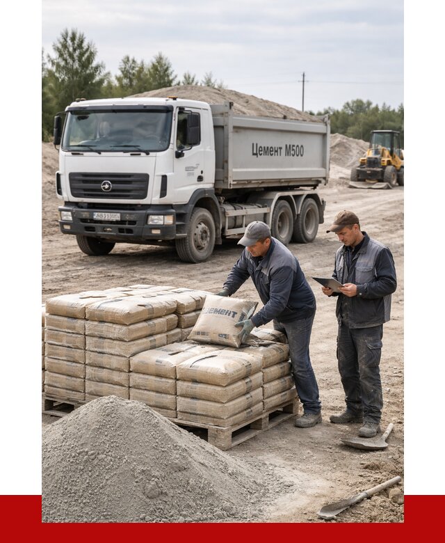 Купить цемент м500 с доставкой в Надыме от 5397 р. | ПРОНЕРУДНдм