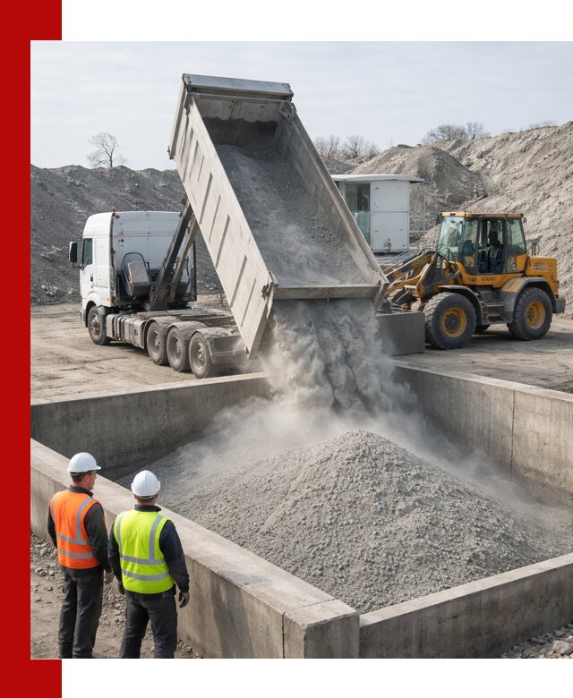 Доставка цемента навалом в Надыме крупными партиями