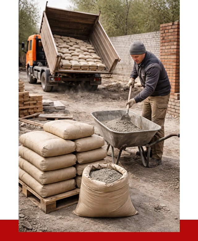 Купить сухую смесь для кладки в Надыме от 1245 р. | ПРОНЕРУДНдм