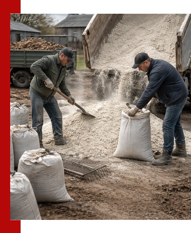 Доставка извести пушонки в Надыме оптом и мелким оптом