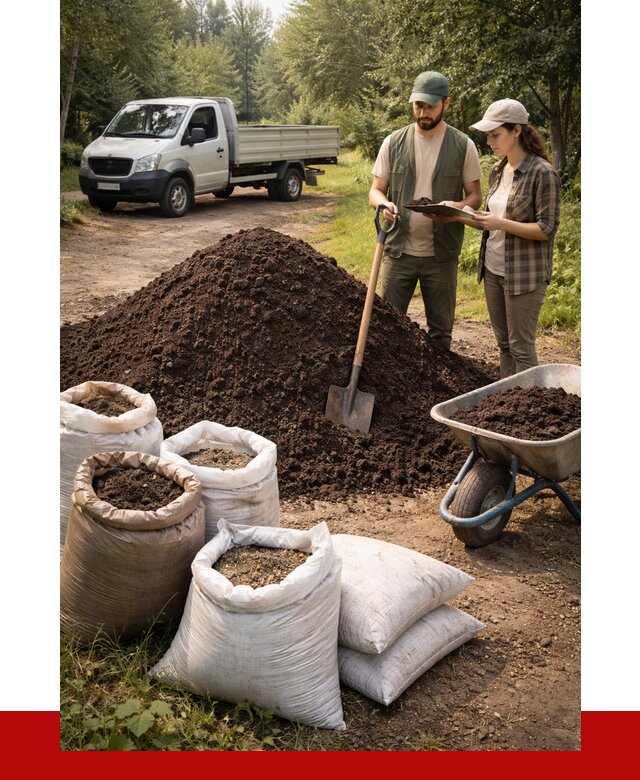 Купить грунт с доставкой в Надыме от 4670 р. за м3 | ПРОНЕРУДНдм