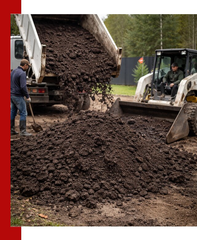 Плодородный грунт с доставкой в Надыме для садов и огородов