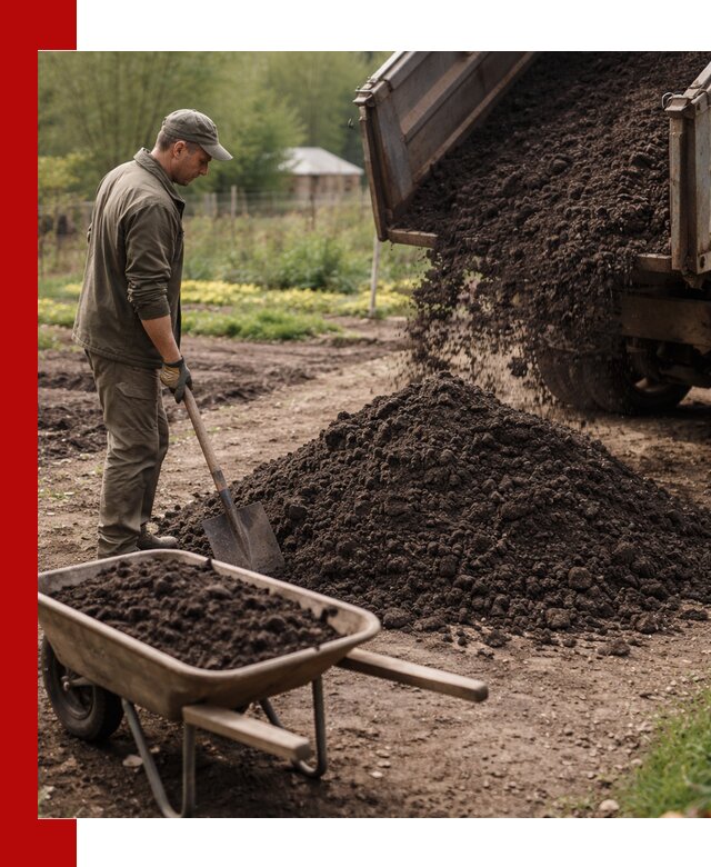 Доставка качественной земли для огорода в Надыме