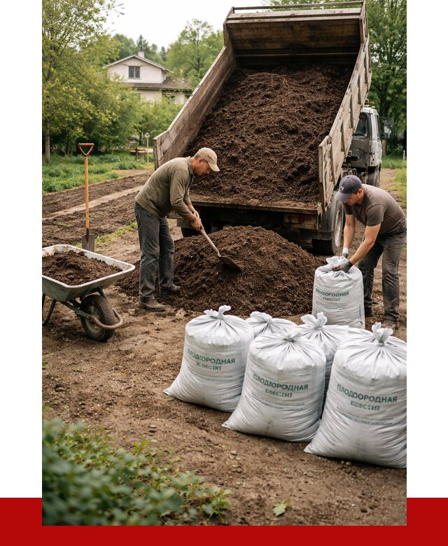 Плодородная смесь в Надыме от 4359 р./куб с доставкой | ПРОНЕРУДНдм