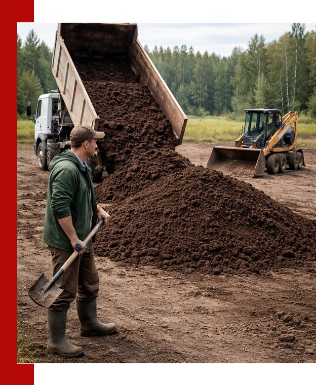 Купить верховой торф с доставкой в Надыме для садоводства и растений