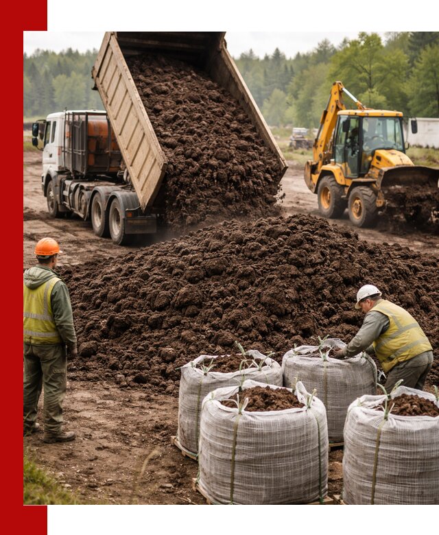 Доставка нейтрального торфа в Надыме оптом и в розницу