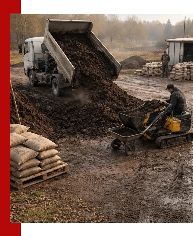 Кислый торф в доставке по выгодным ценам в Надыме