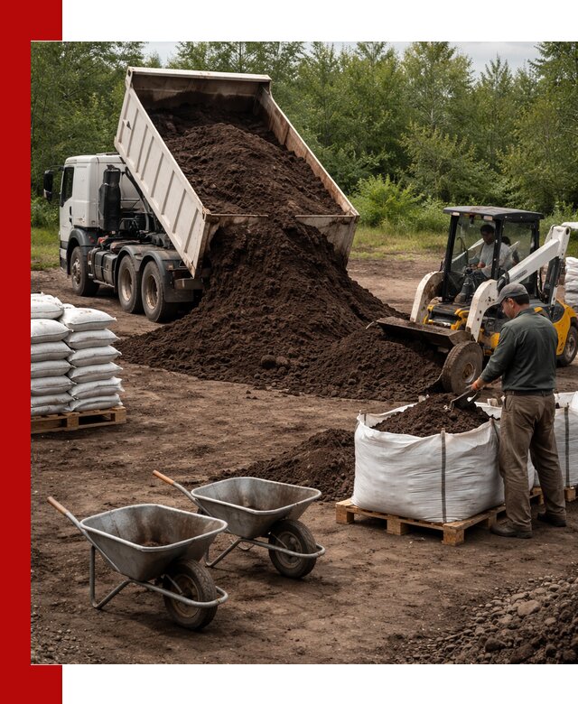 Доставка и продажа торфогрунта в Надыме оптом и в розницу