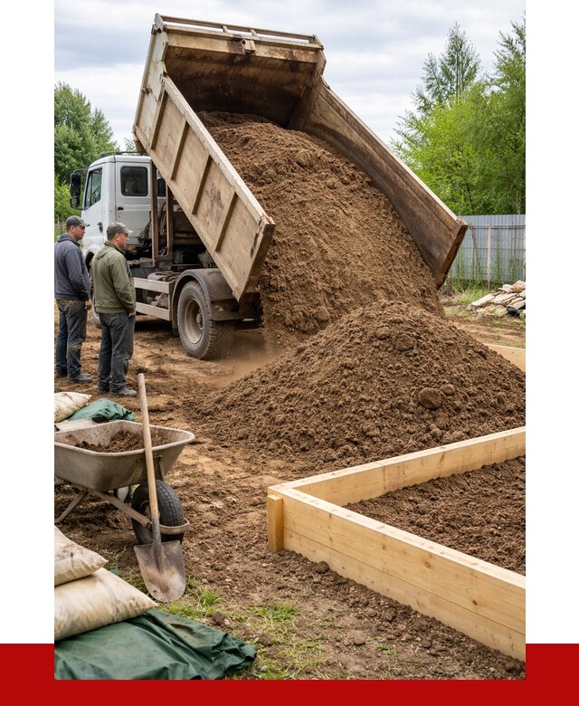 Торфо песчаная смесь в Надыме с доставкой от 1920 р. | ПРОНЕРУДНдм