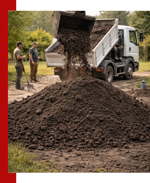 Доставка и продажа чернозема в Надыме оптом и в розницу